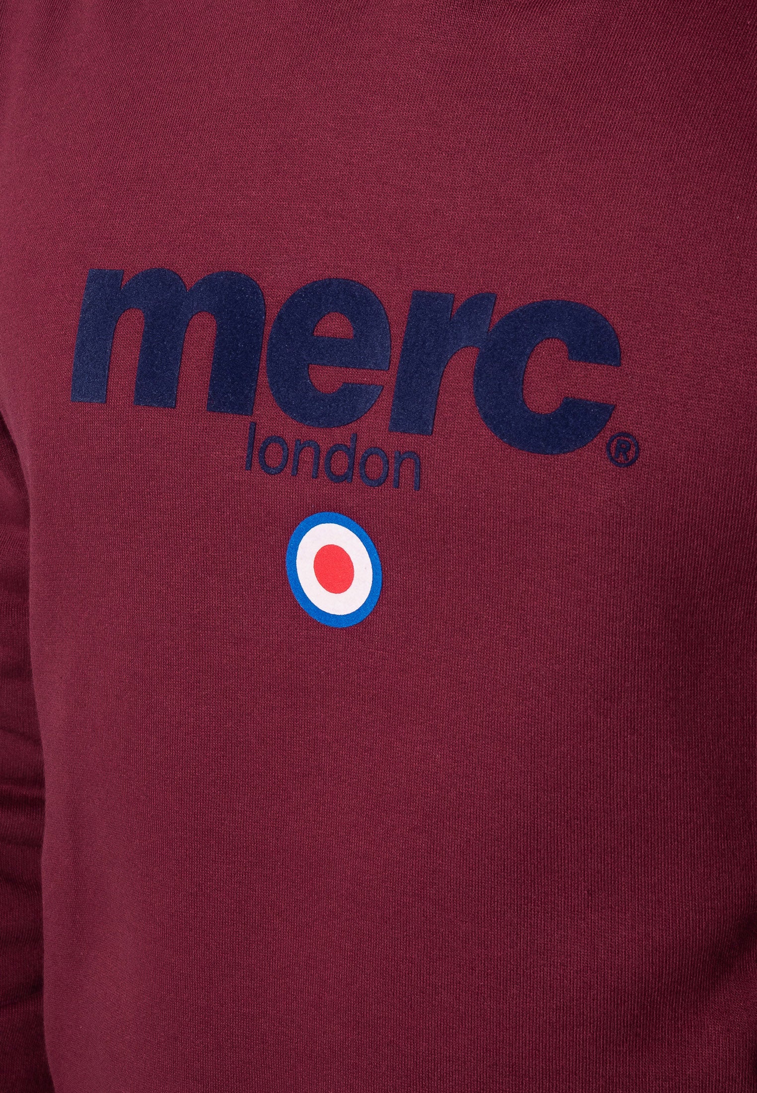 colour_Burgundy|Pill Hoodie Sweatshirt - Merc London