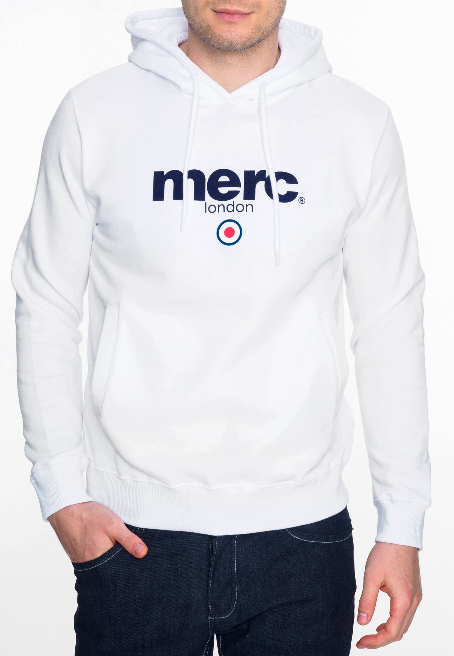 colour_White|Pill Hoodie Sweatshirt - Merc London