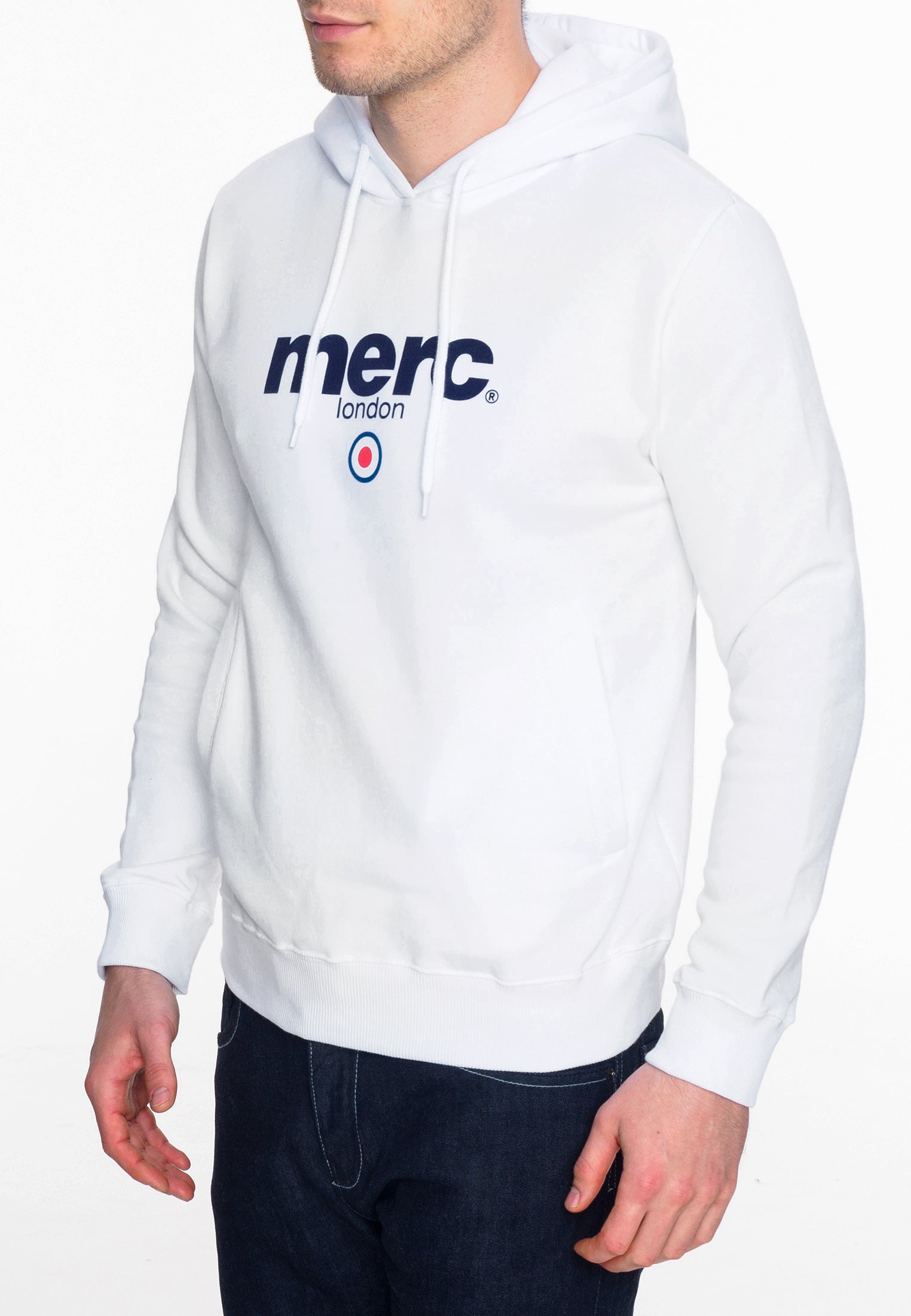 colour_White|Pill Hoodie Sweatshirt - Merc London