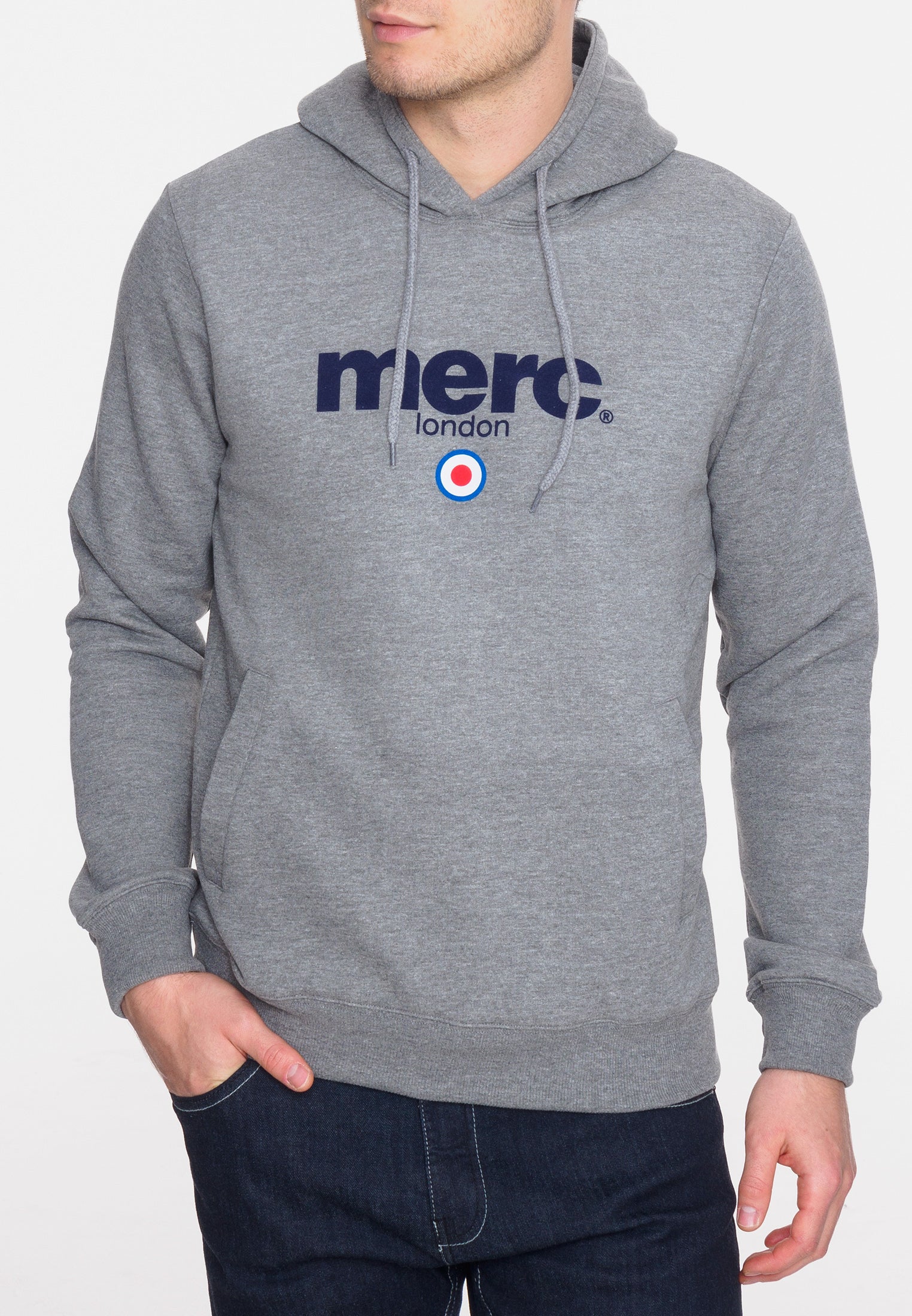 colour_Mineral Marl|Pill Hoodie Sweatshirt - Merc London