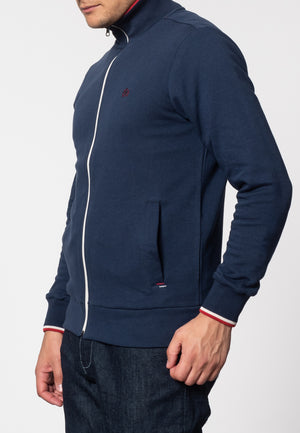 colour_Navy|Truman Track Top - Merc London