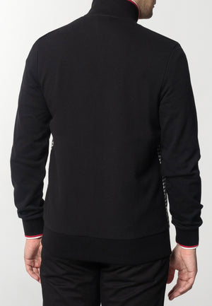 colour_Black|Willow Doogtooth track-top - Merc London