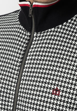 colour_Black|Willow Doogtooth track-top - Merc London