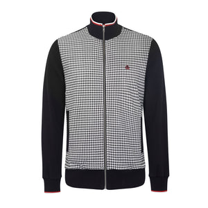 colour_Black|Willow Doogtooth track-top - Merc London