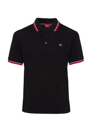 colour_Black|Card Polo Shirt - Merc London
