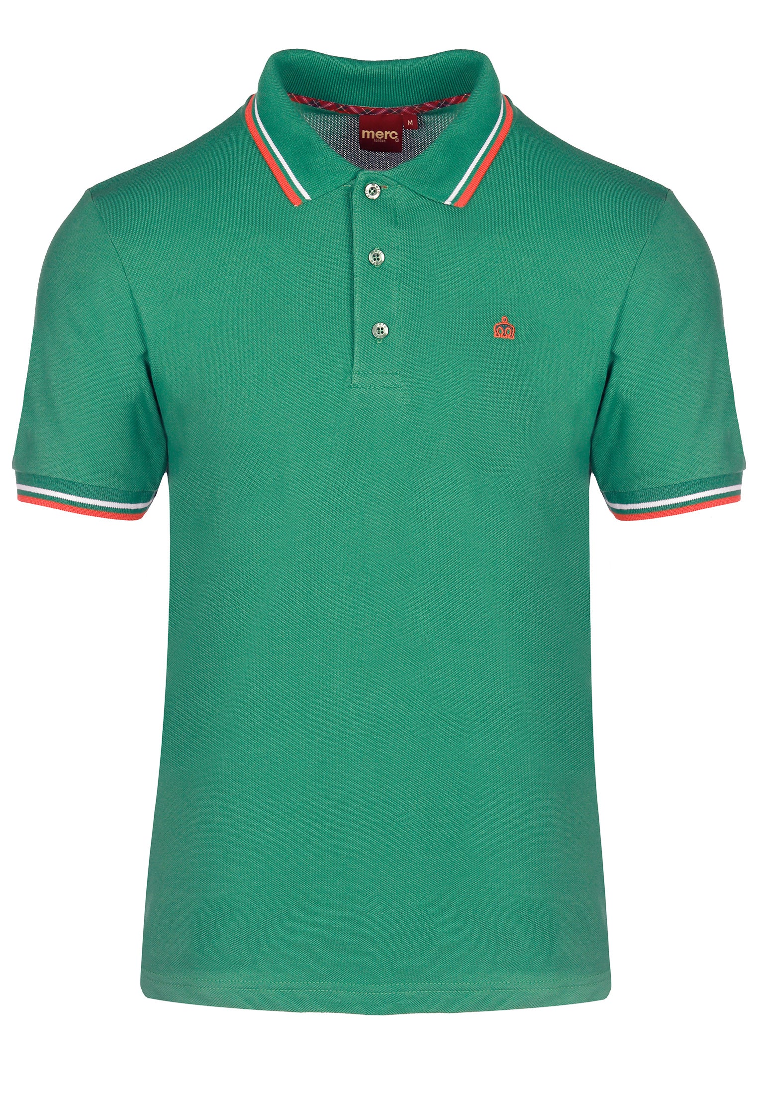 colour_Bright Green|Card Polo Shirt - Merc London