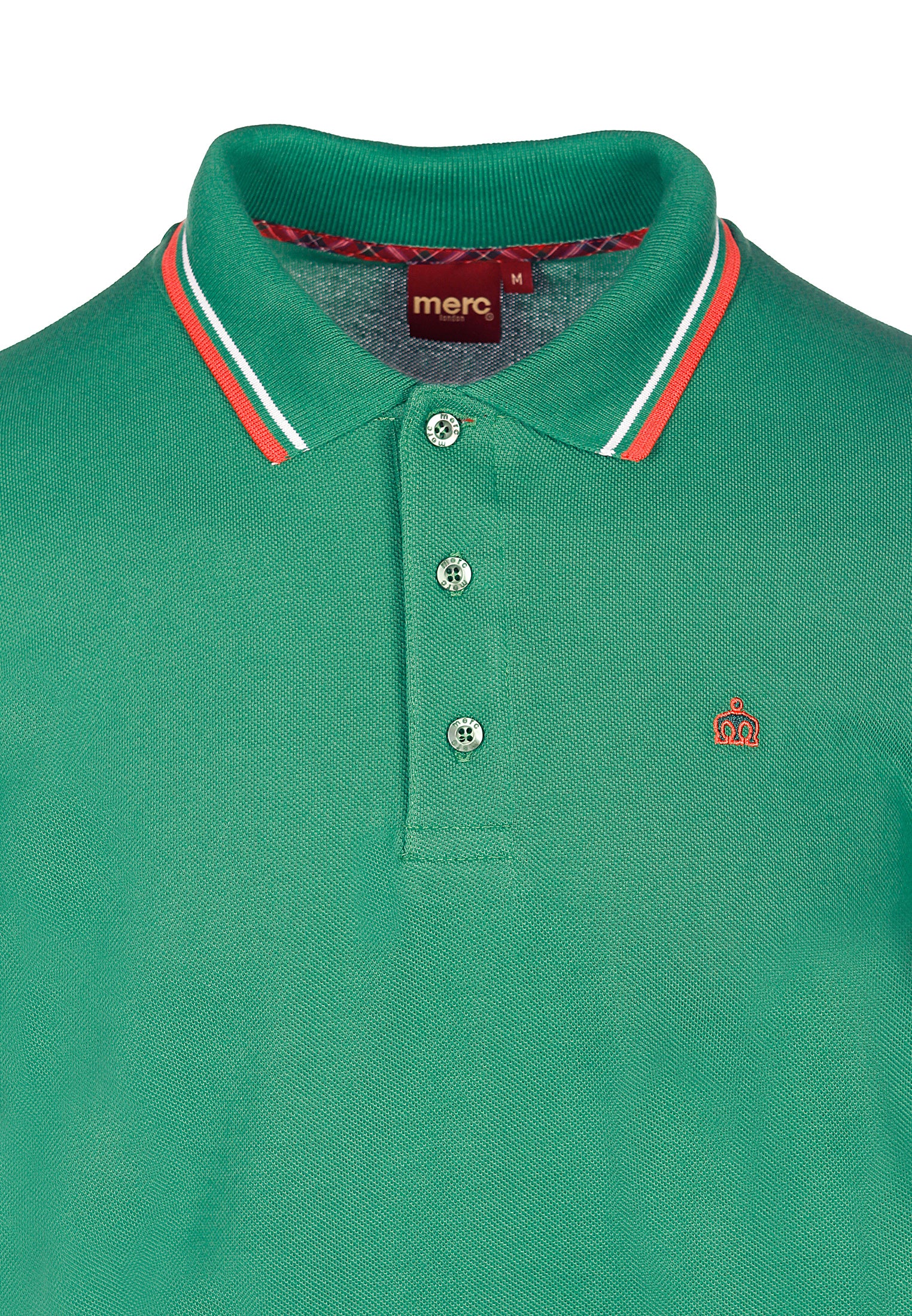 colour_Bright Green|Card Polo Shirt - Merc London