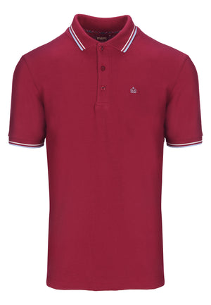 colour_Claret & Harmony|Card Polo Shirt - Merc London
