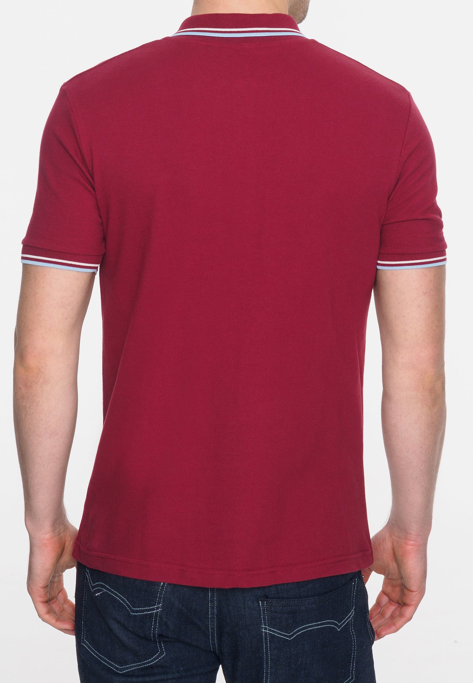 colour_Claret & Harmony|Card Polo Shirt - Merc London