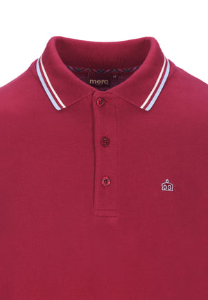 colour_Claret & Harmony|Card Polo Shirt - Merc London