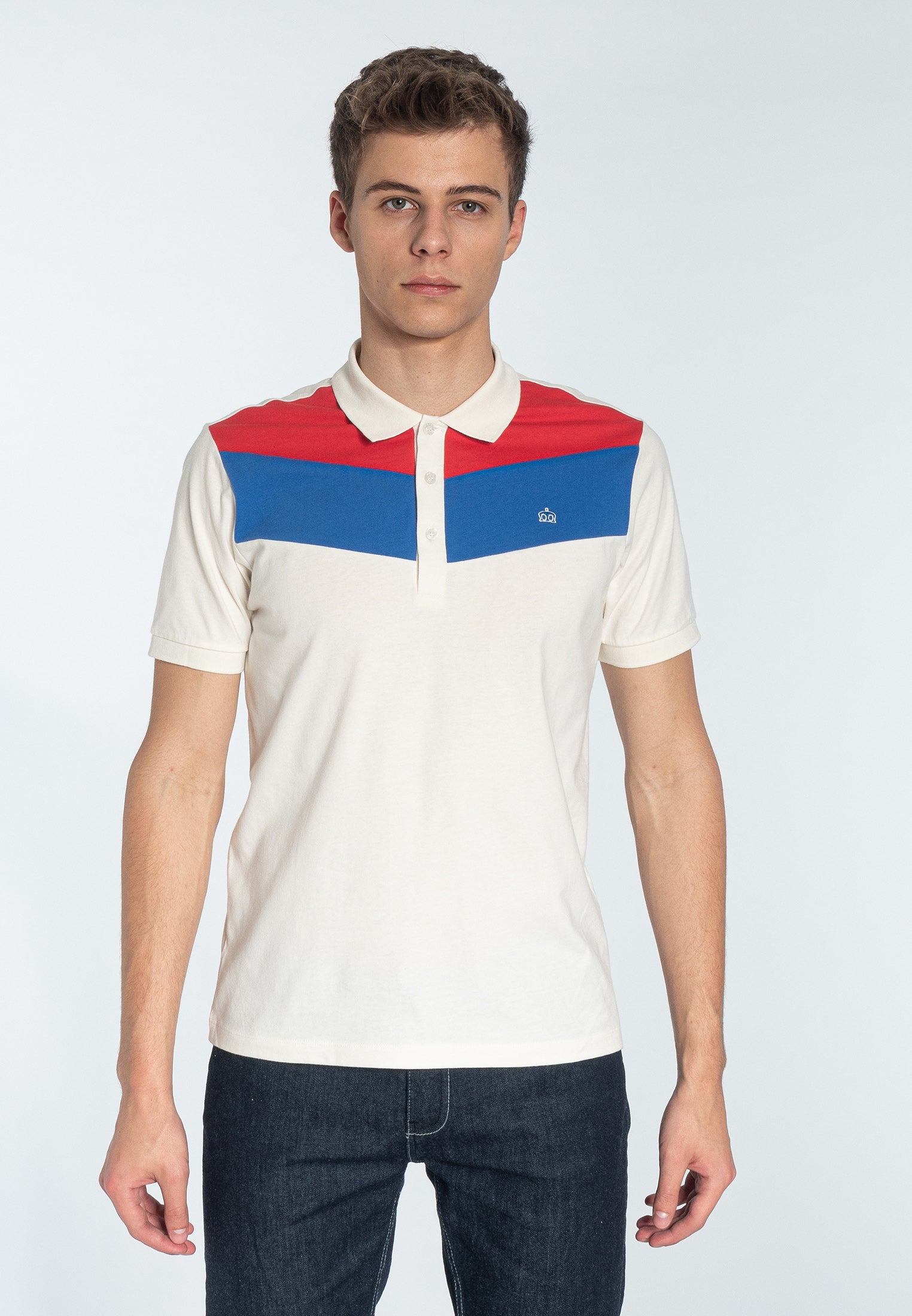 colour_Off White|Clyde Polo Shirt - Merc London