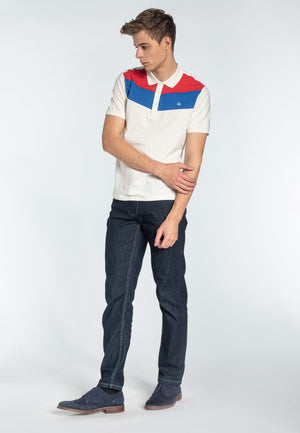 colour_Off White|Clyde Polo Shirt - Merc London