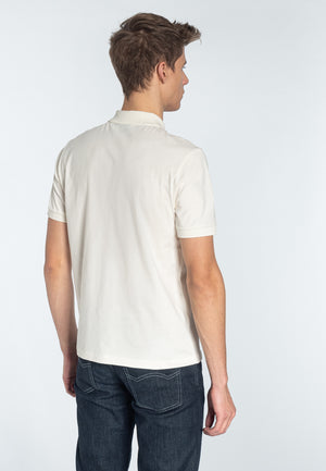 colour_Off White|Clyde Polo Shirt - Merc London