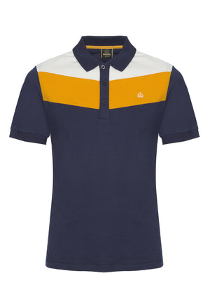 colour_Dark Navy|Clyde Polo Shirt - Merc London