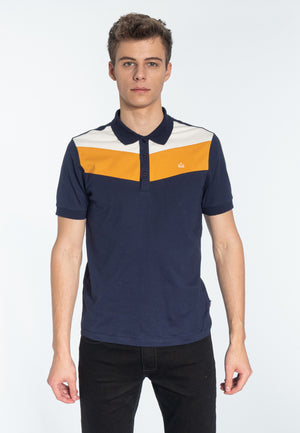 colour_Dark Navy|Clyde Polo Shirt - Merc London