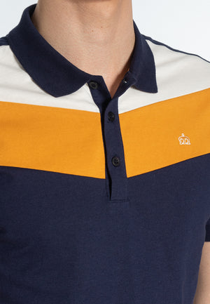 colour_Dark Navy|Clyde Polo Shirt - Merc London