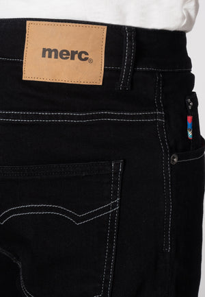 colour_Black|Ashville Denim Jeans - Merc London