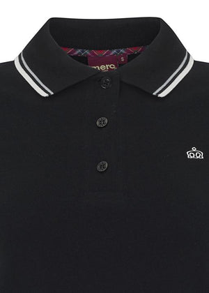 colour_Black|Kara Polo Dress - Merc London