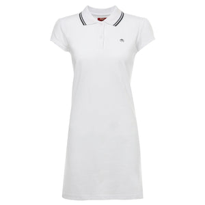 colour_White|Kara Polo Dress - Merc London