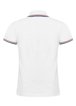 colour_White|Rita Polo Shirt - Merc London