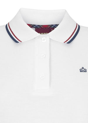 colour_White|Rita Polo Shirt - Merc London