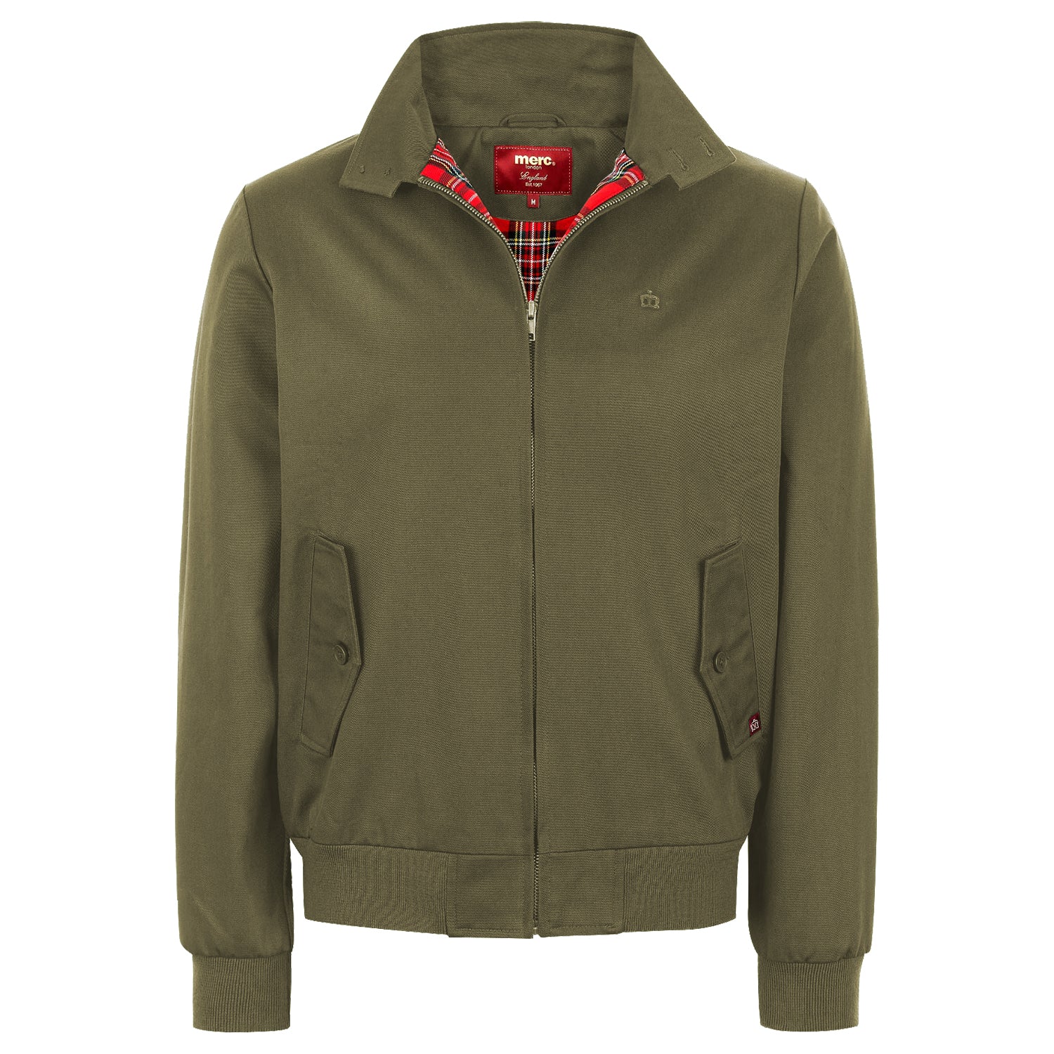 colour_Olive|The Harrington Jacket - Merc London