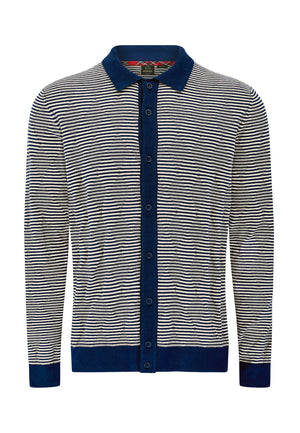 colour_Dark Blue|Knitted Shirt