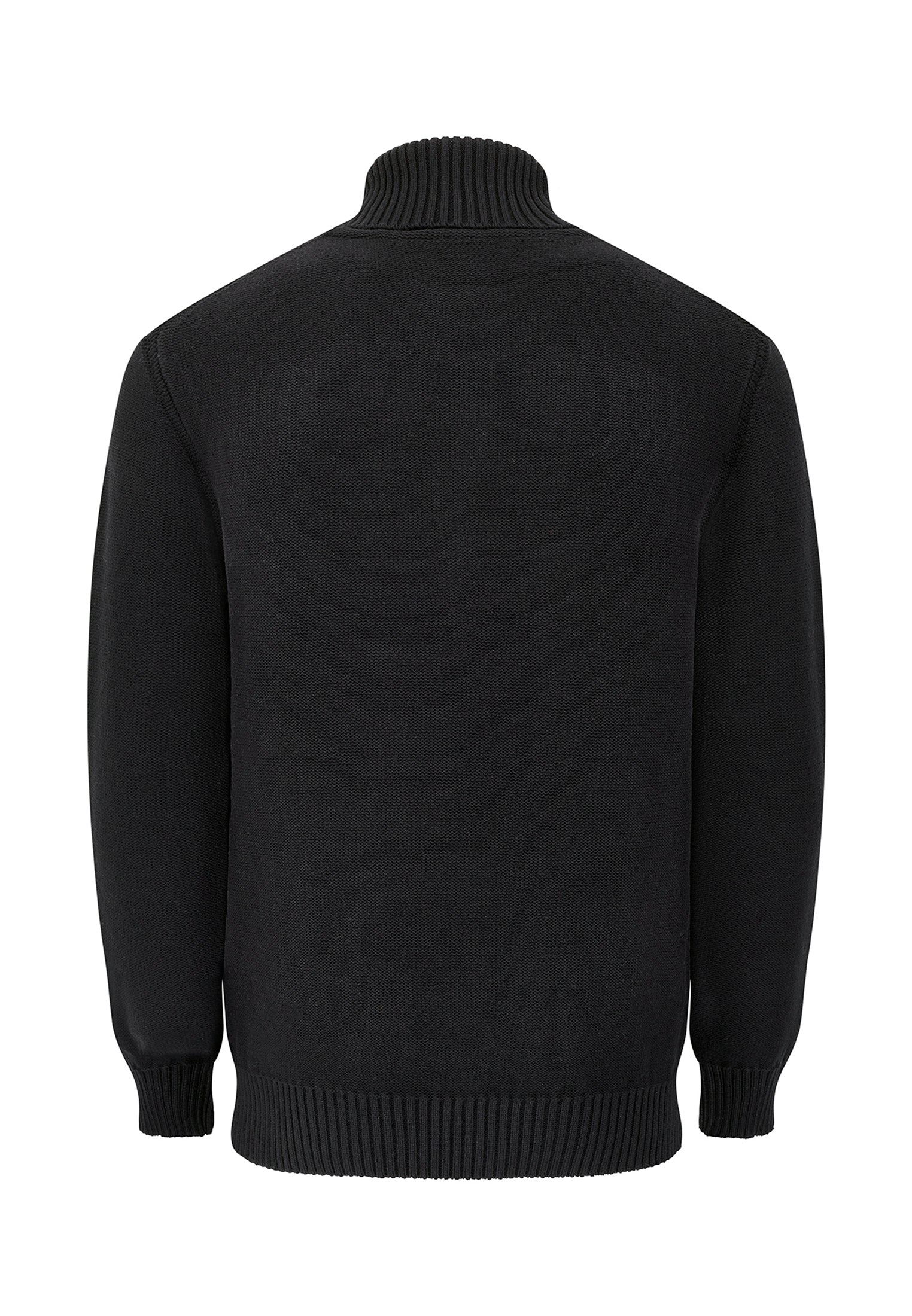 colour_Black|High Neck Jumper