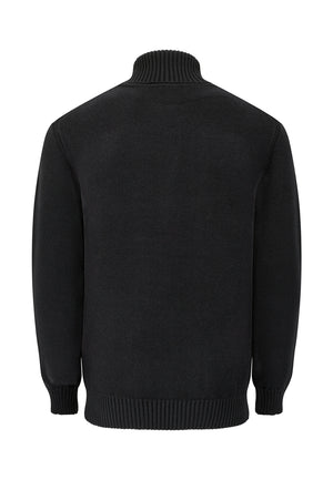 colour_Black|High Neck Jumper