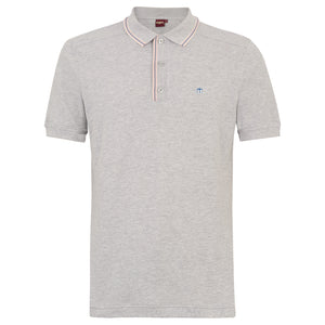 colour_Light Grey Marl|Daniel Polo Shirt