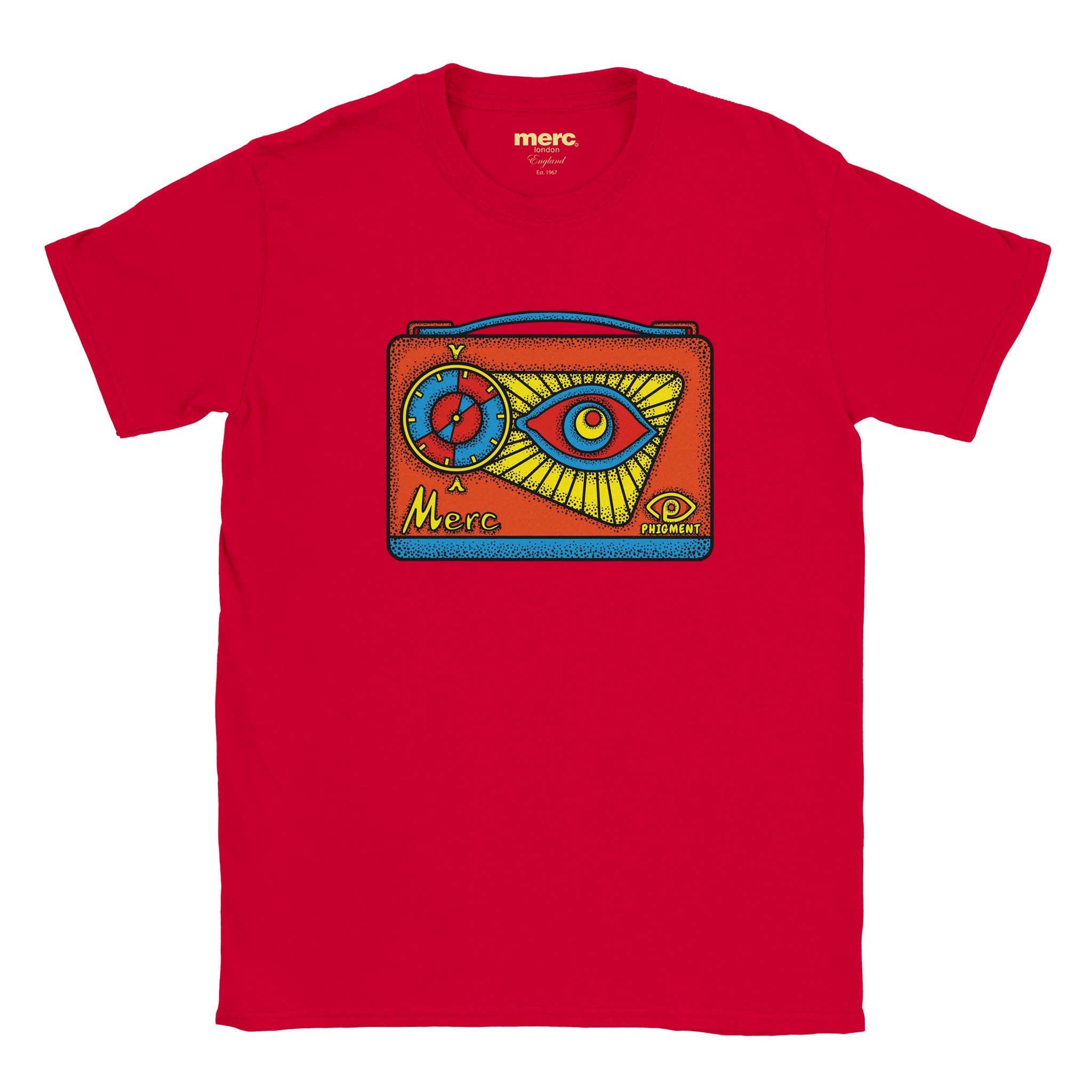 Colour_Red|Radio Printed T-Shirt Merc x Phigment