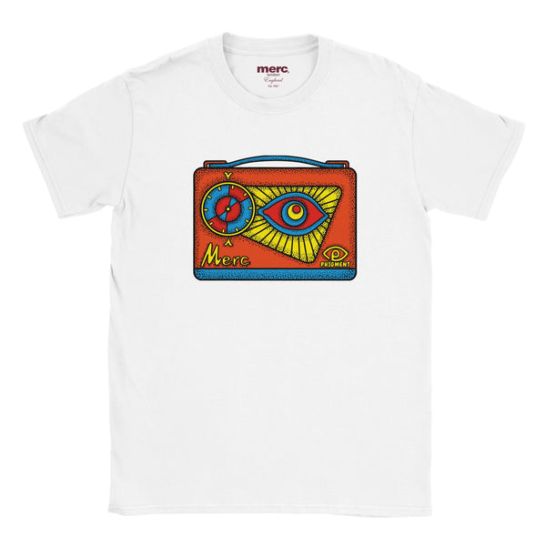 Colour_White|Radio Printed T-Shirt Merc x Phigment