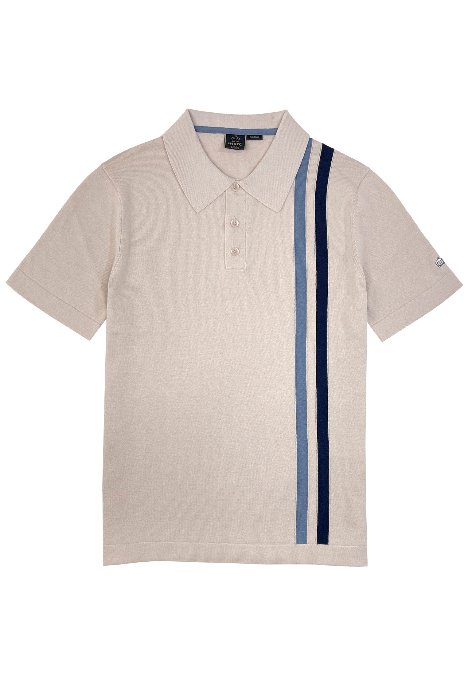 knitted polo shirt