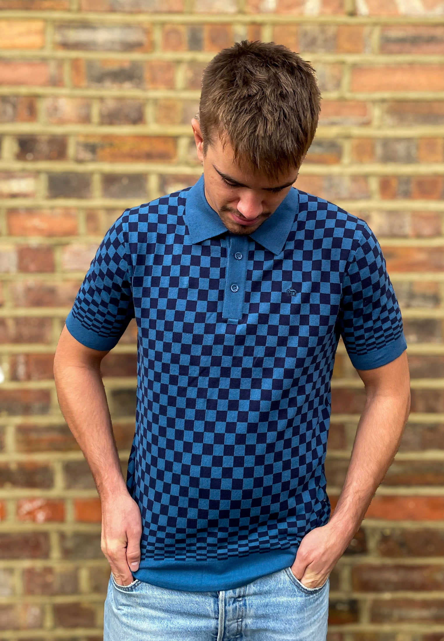 Knitted Polo Shirt