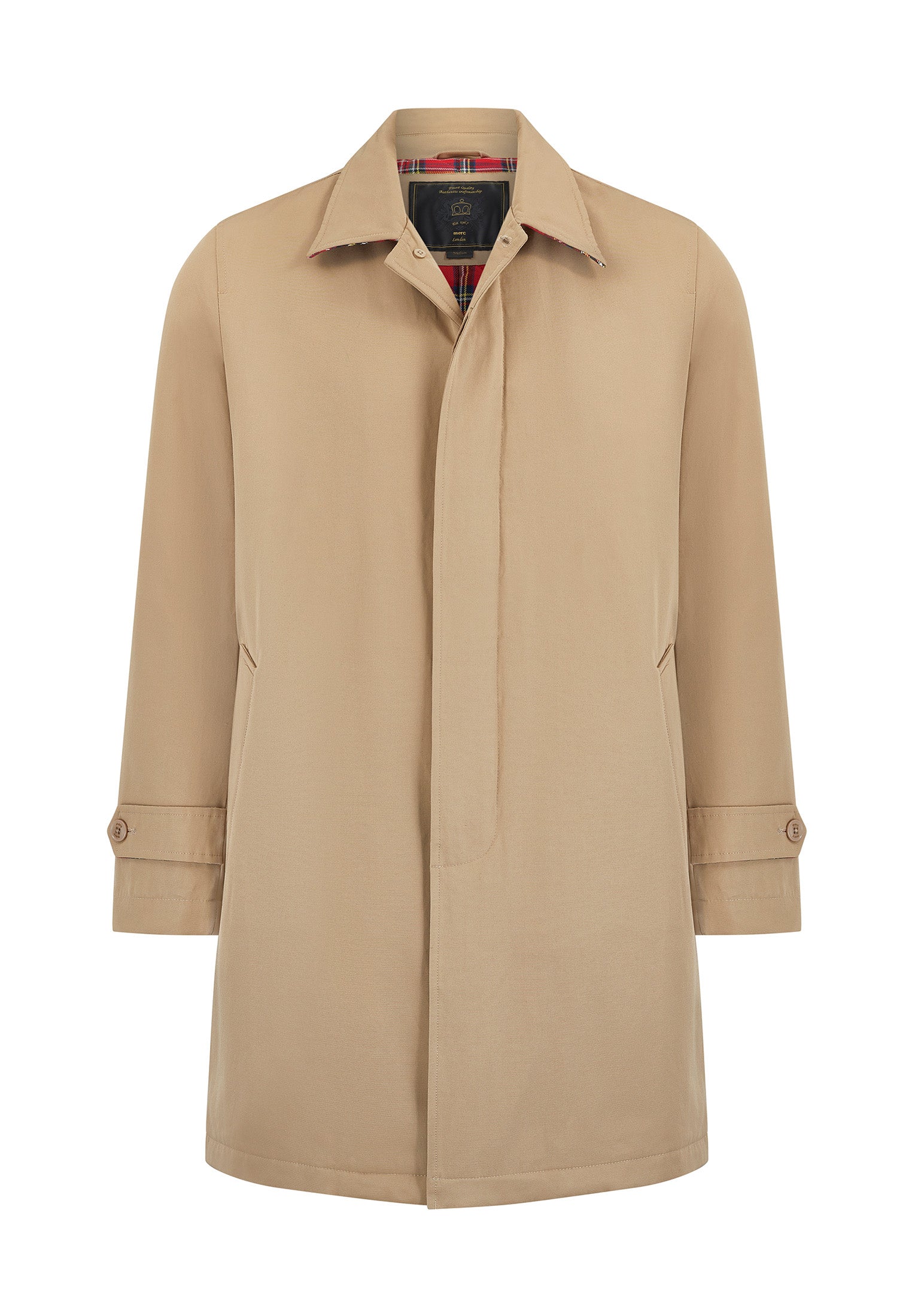 Armstrong Padded Men s Mac Coat Merc