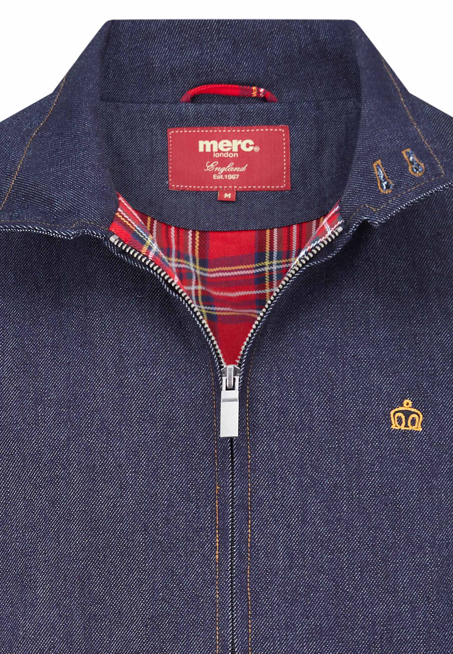 Merc Denim Harrington Jacket Front