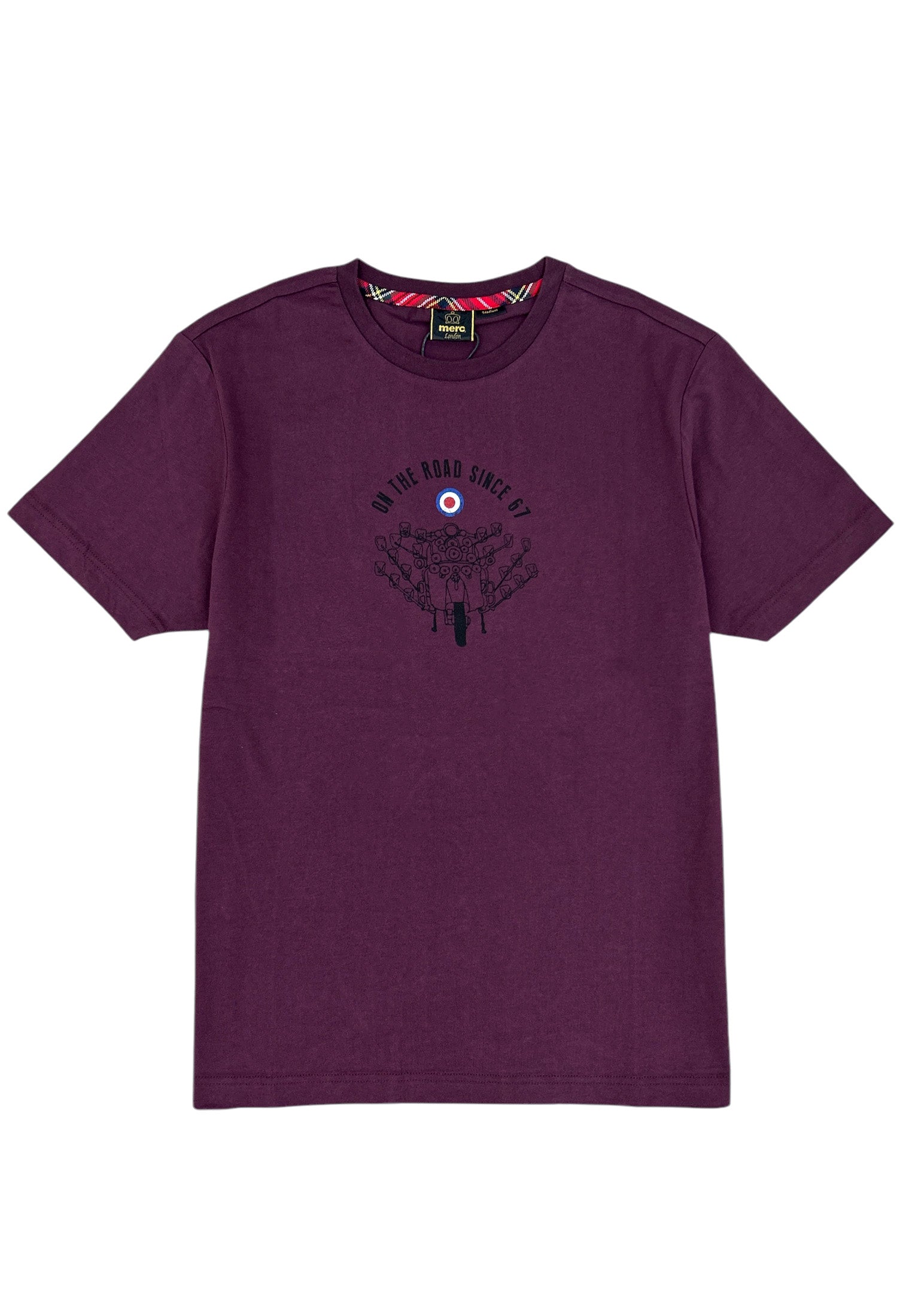 Printed T Shirt in Red