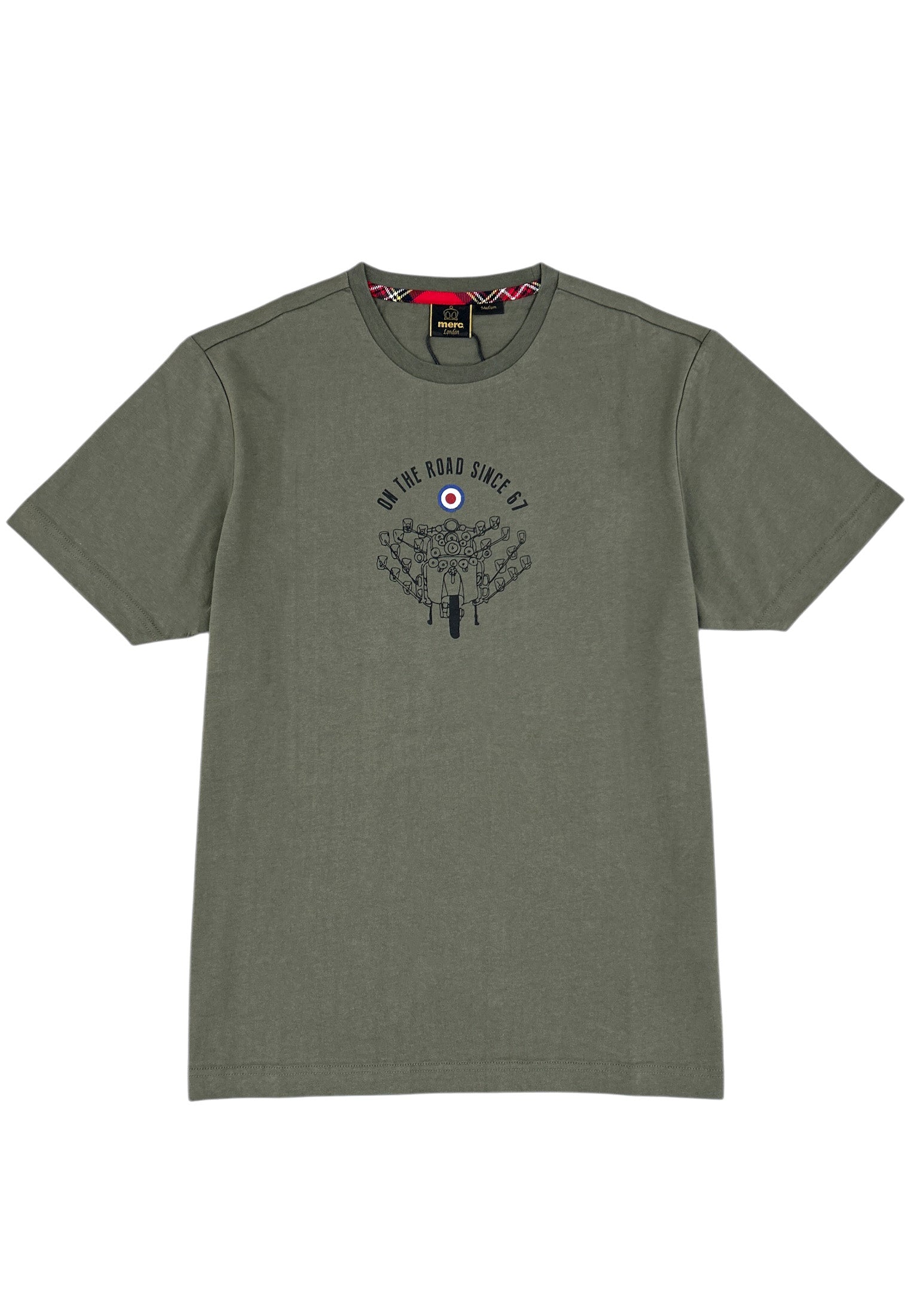 Printed T Shirt in Green