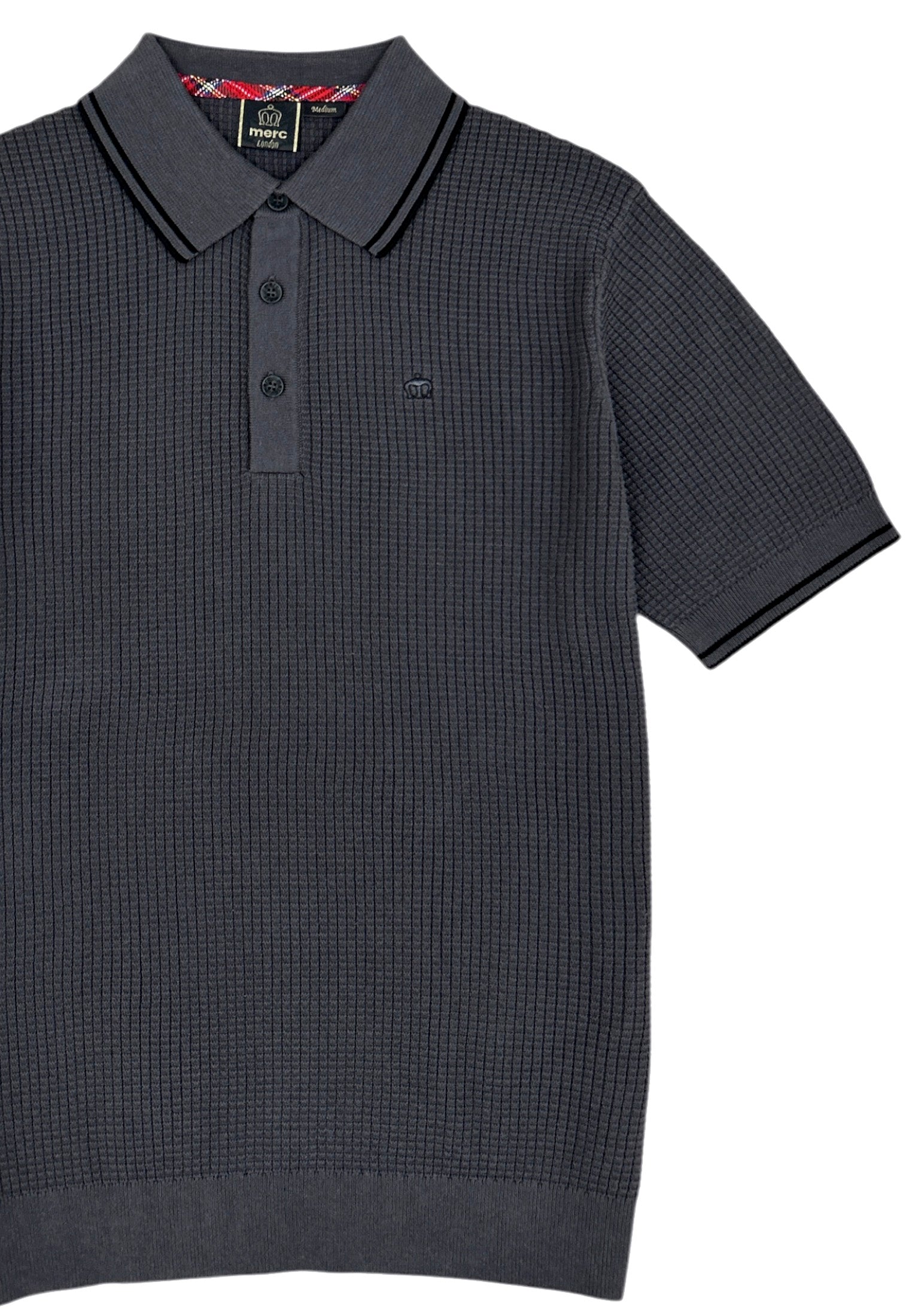Edmund Knit Polo – Merc