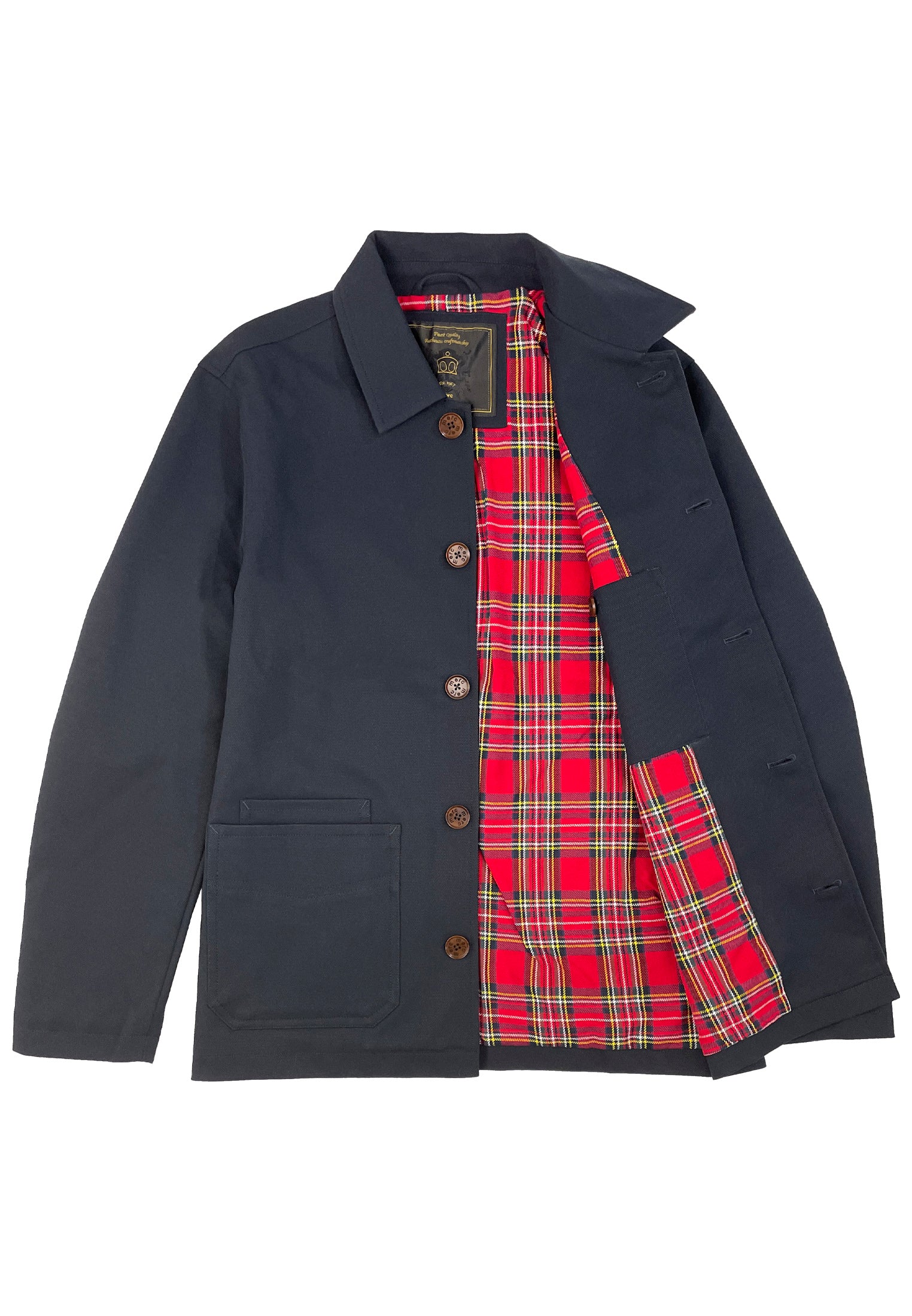 colour_Navy|Canvas Chore Jacket