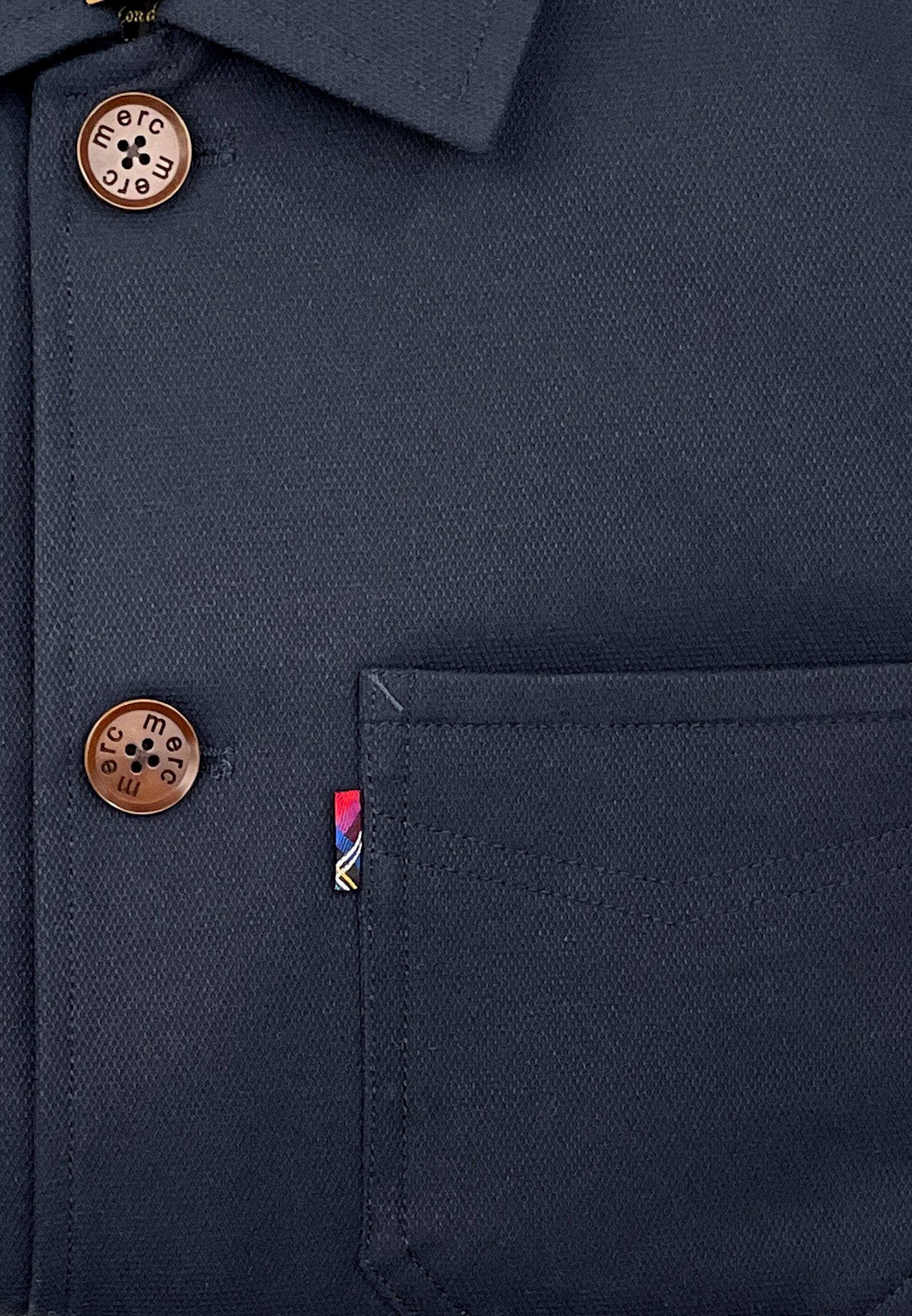 colour_Navy|Canvas Chore Jacket