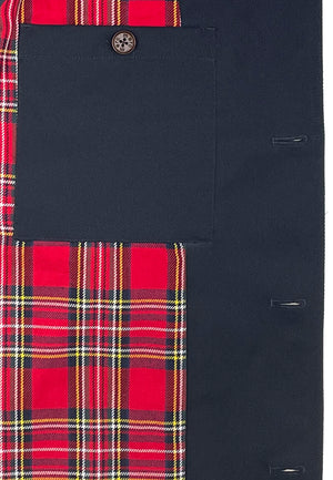 colour_Navy|Canvas Chore Jacket