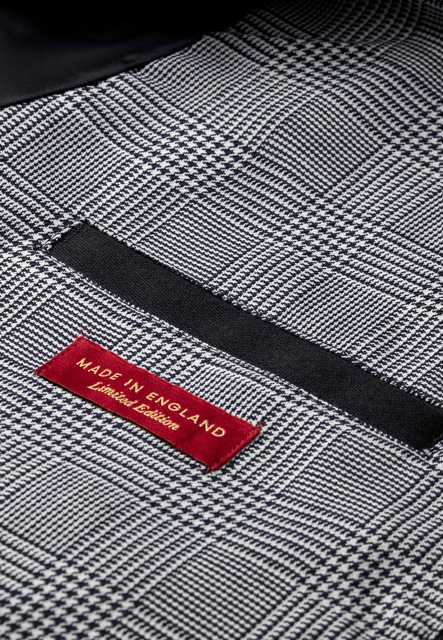 colour_Black|Gardner Mens Black Twilll Harrington Jacket [MADE IN ENGLAND]