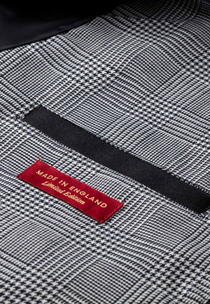 colour_Black|Gardner Mens Black Twilll Harrington Jacket [MADE IN ENGLAND]