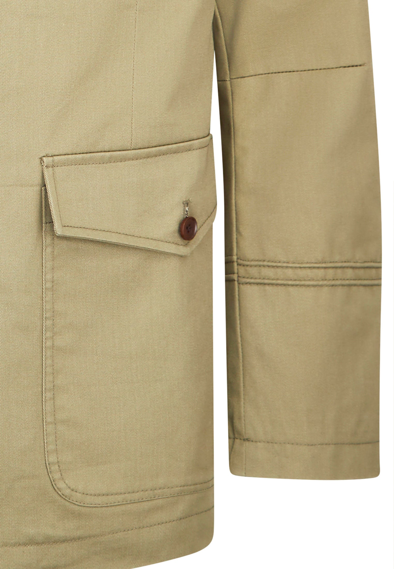 colour_Olive|Merc Field 4 Pockets Jacket Front