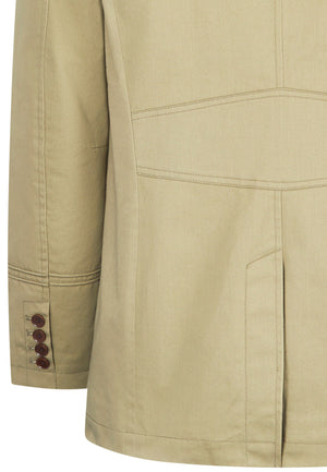 colour_Olive|Merc Field 4 Pockets Jacket Front