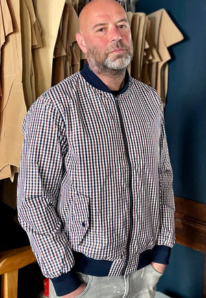 colour_Check|Gingham Jacket