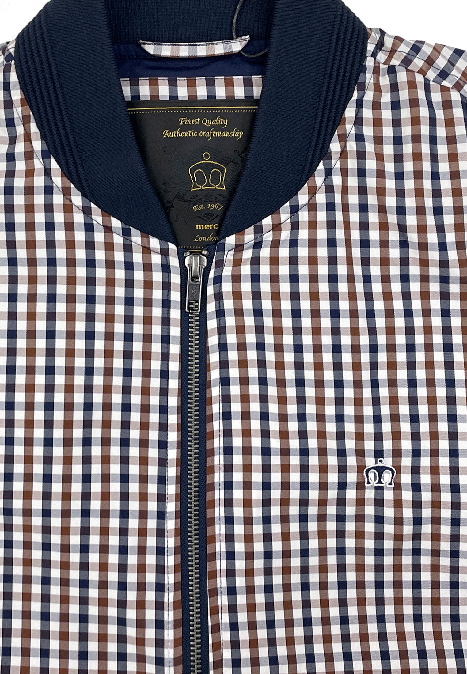 colour_Check|Gingham Jacket
