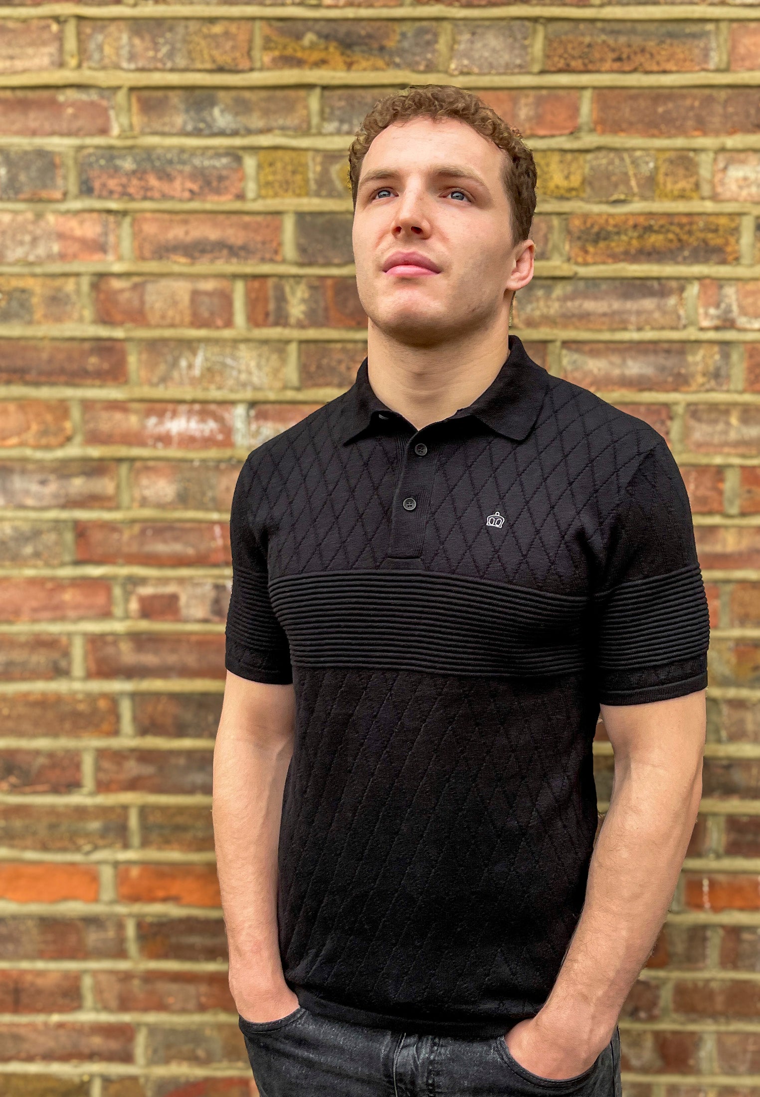 Kntted Polo Shirt