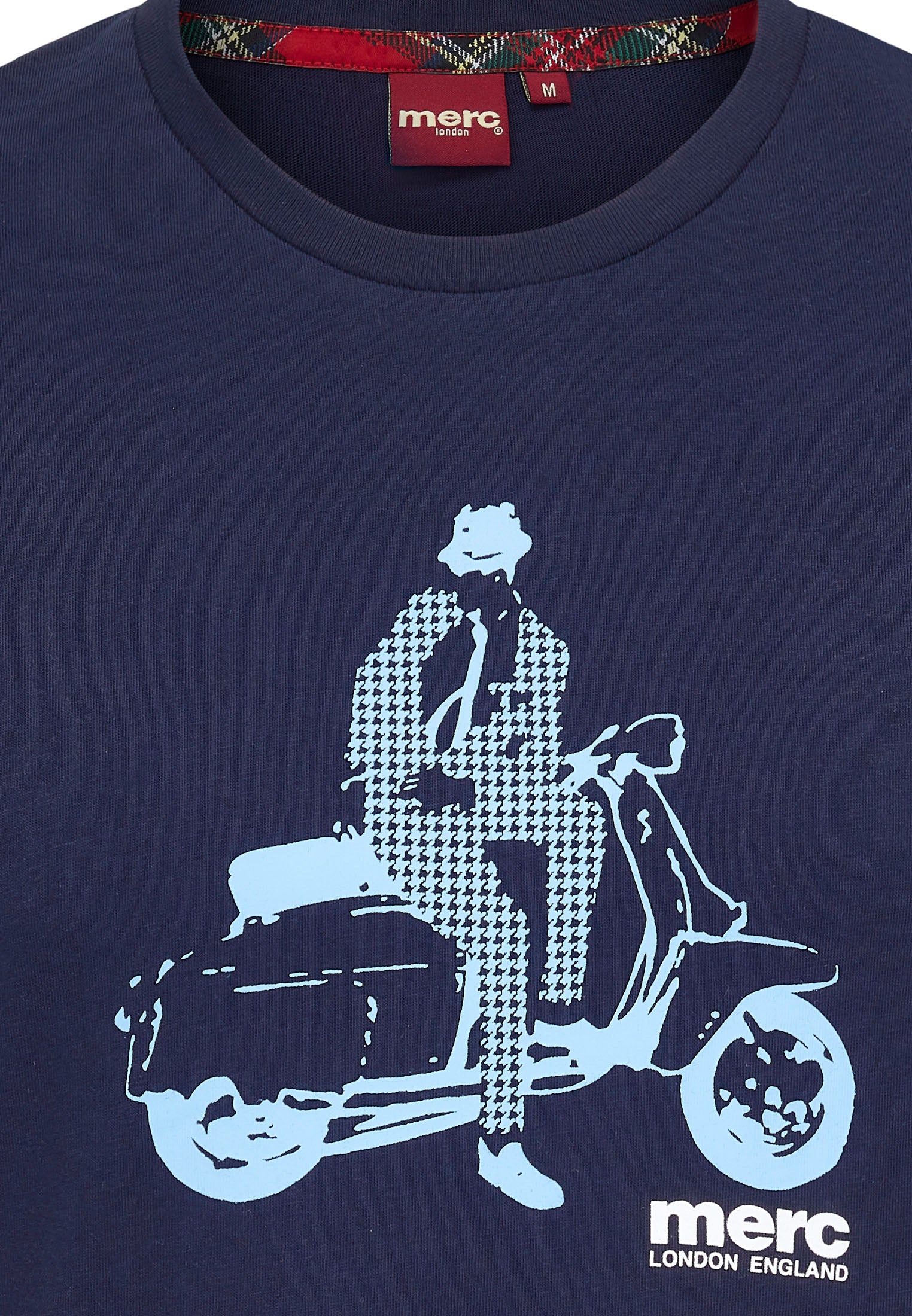 Printed T-Shirt by Merc in Blue